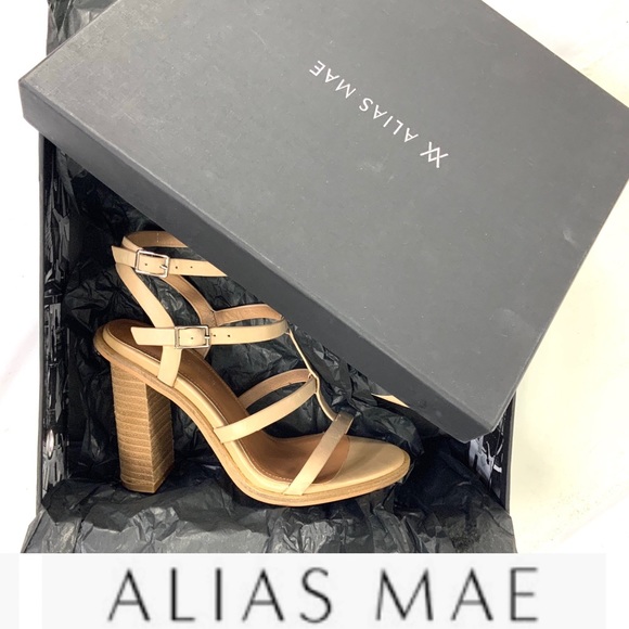 BNIB ALIAS MAE nude strappy heels 7 - Picture 5 of 8